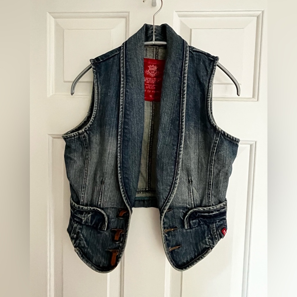 Esprit sleeveless jean jacket